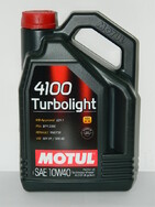 Масло Motul 4100 Turbolight 10w40,4л